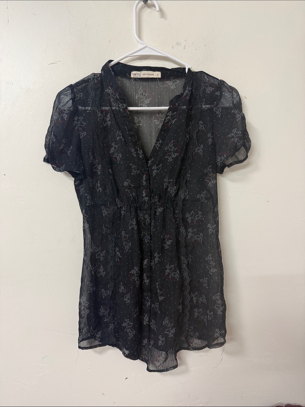 Kirra ladies Y2K sparrow top